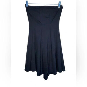 B. Darlin Women's Trendy Fit Flare Strapless Dress, Black US Size 3/4 Hi Low Y2K